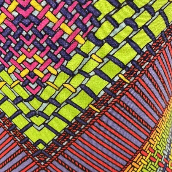 Mara Hoffman Bohemian Bodycon Dress Geometric Colorful Green Purple Size Small S - Picture 7 of 16